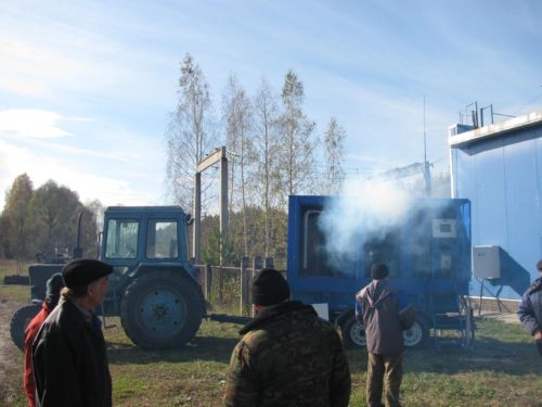 Запуск дизельной генераторной установки